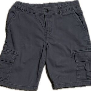 Boys Gray Cargo Casual Shorts